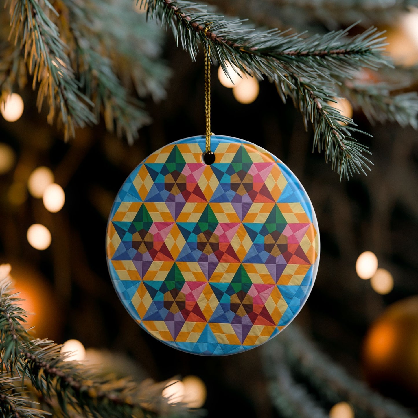 Triple Stitch Collective Ceramic Ornament - The Gyleen Edition
