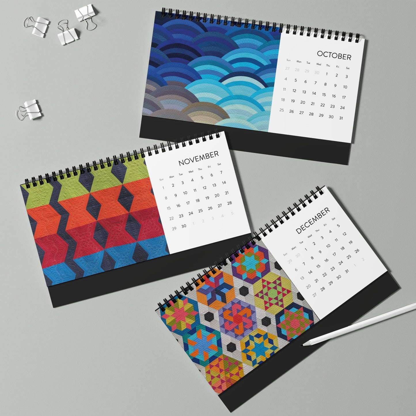Triple Stitch Collective 2026 Desktop Calendar