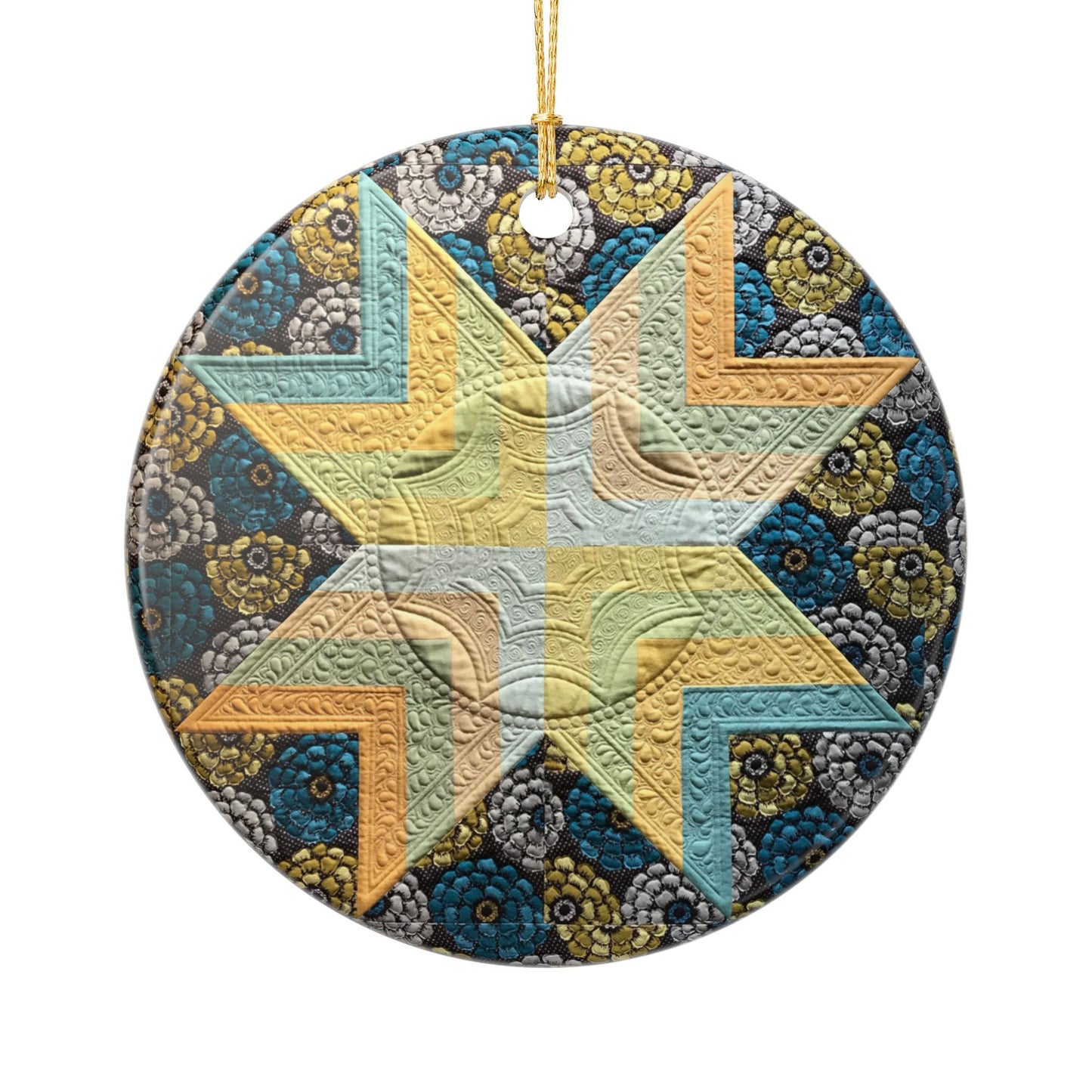 Triple Stitch Collective Ceramic Ornament  - The Geraldine Edition