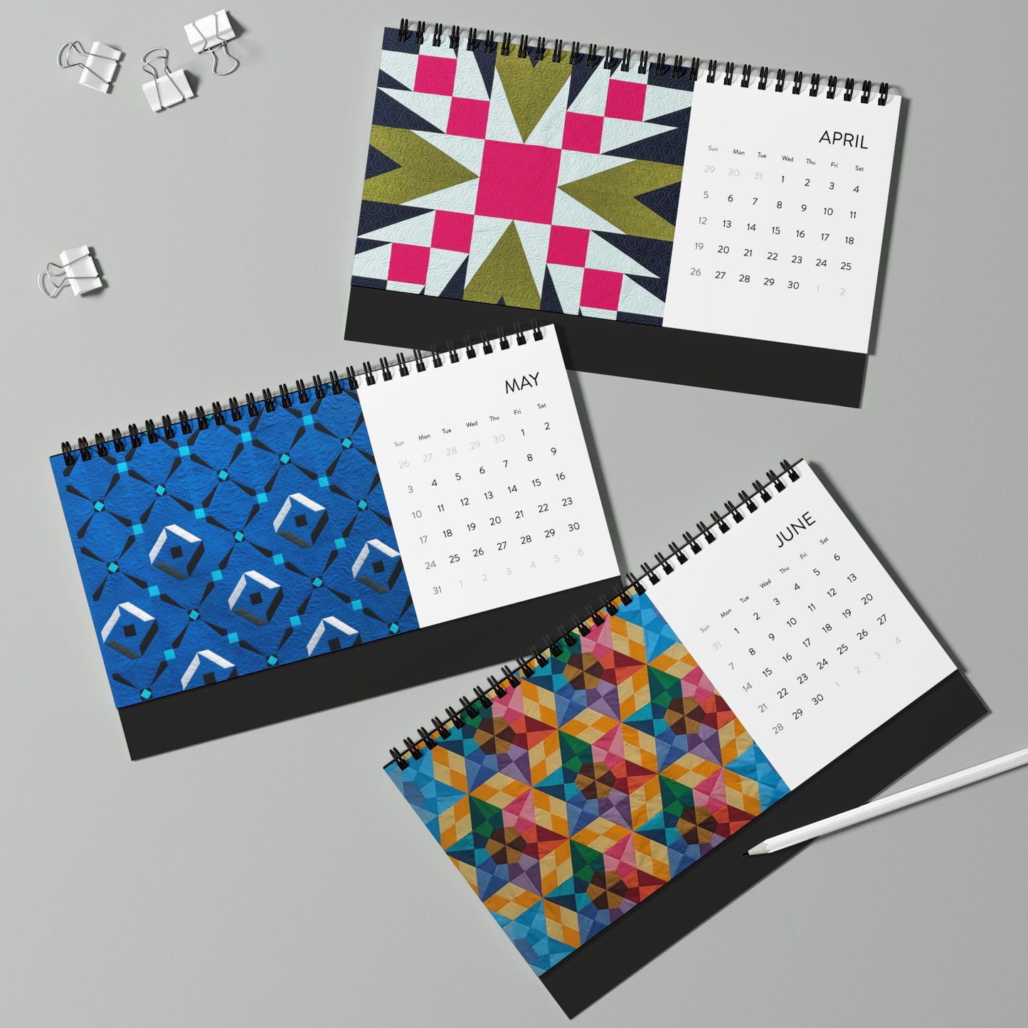 Triple Stitch Collective 2026 Desktop Calendar