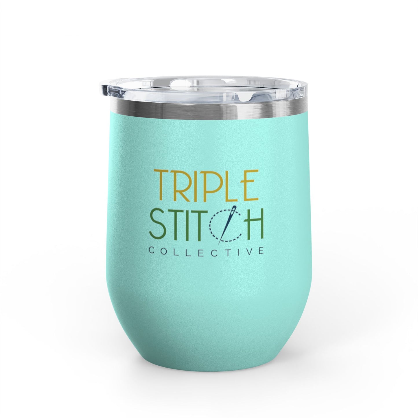 Sew. Sip. Soirée. Insulated Wine Tumbler
