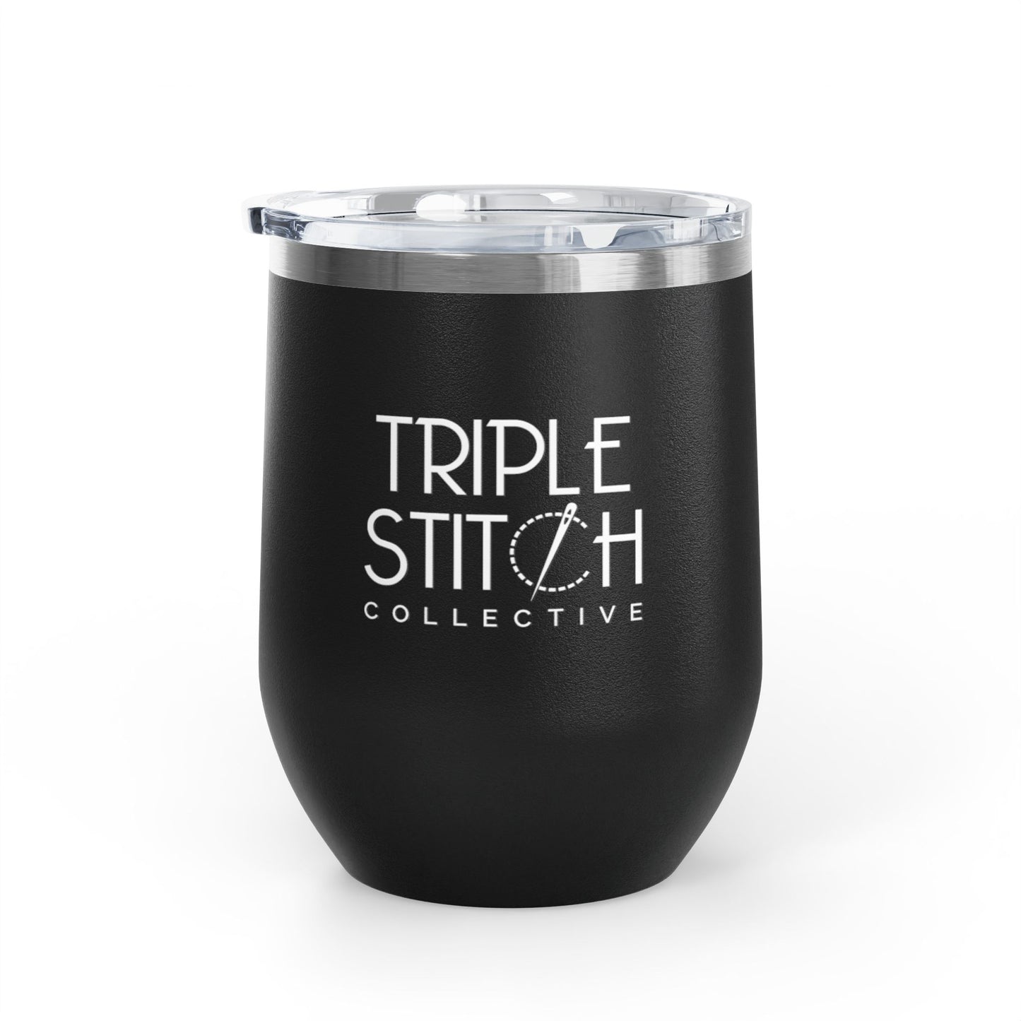 Sew. Sip. Soirée. Insulated Wine Tumbler
