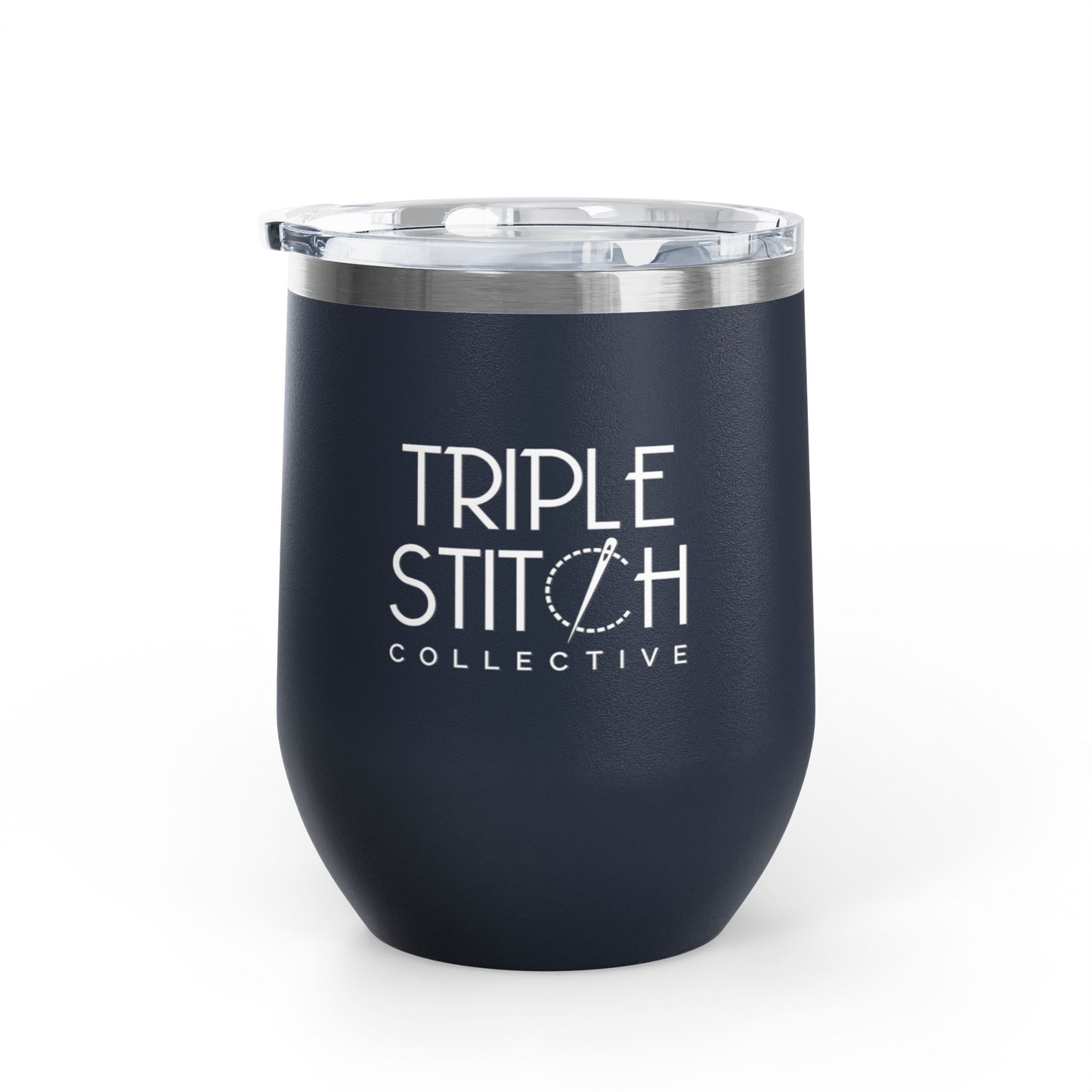 Sew. Sip. Soirée. Insulated Wine Tumbler
