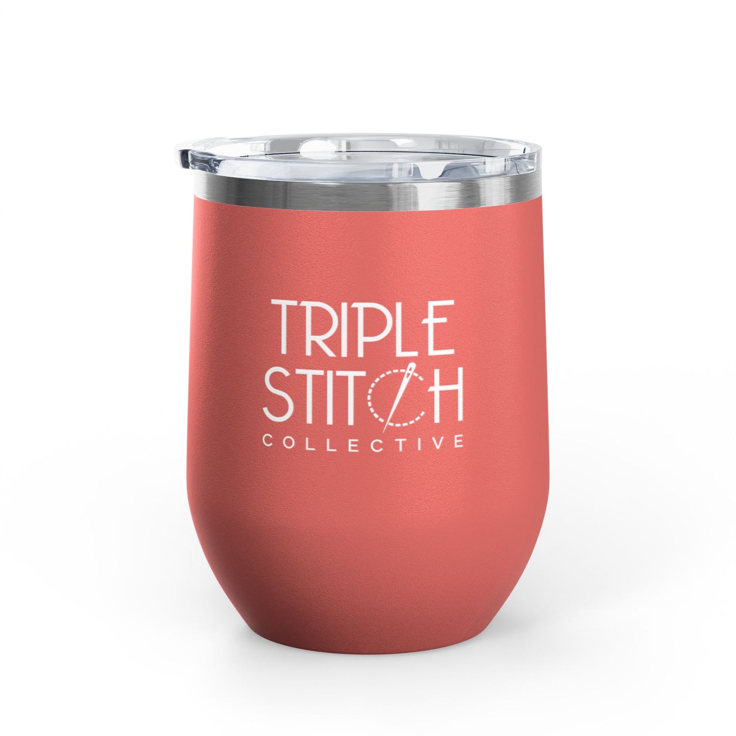 Sew. Sip. Soirée. Insulated Wine Tumbler