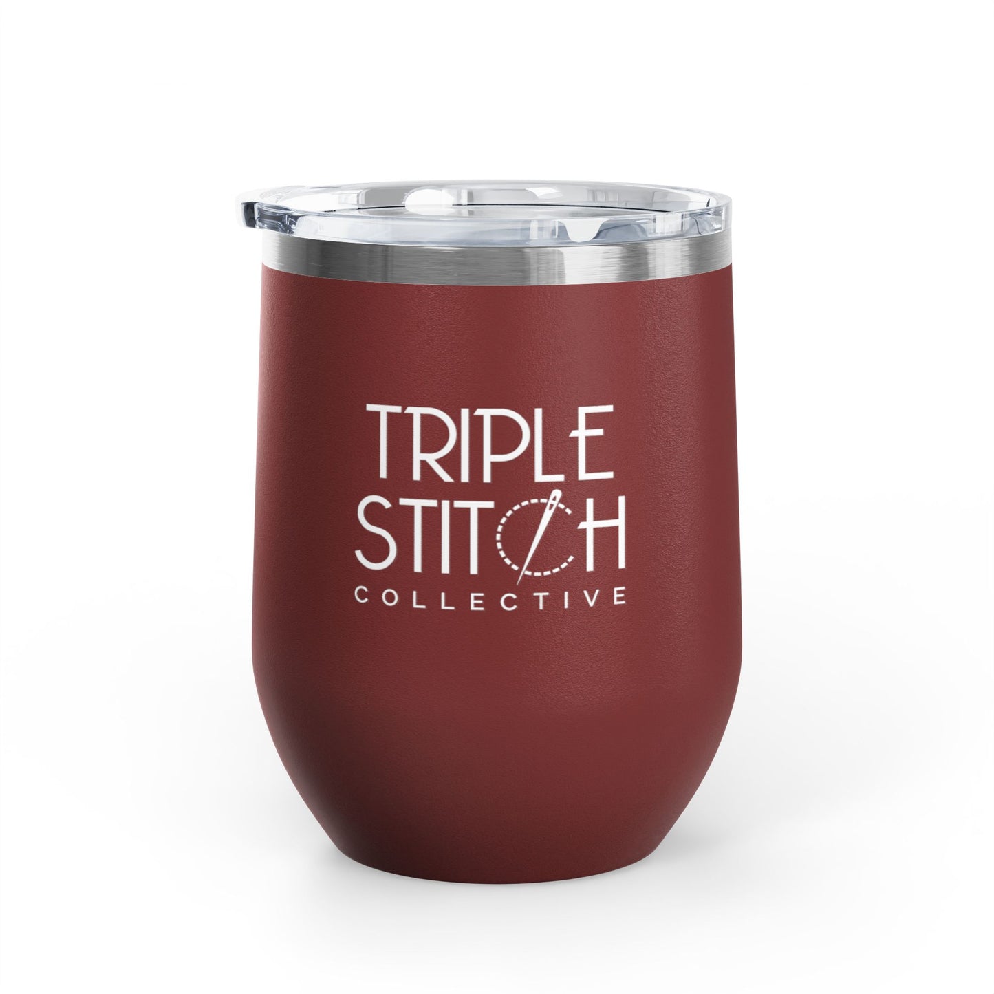 Sew. Sip. Soirée. Insulated Wine Tumbler