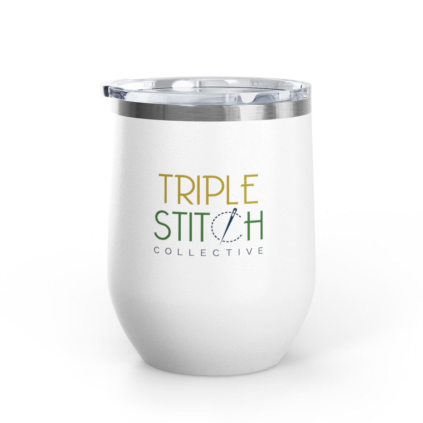 Sew. Sip. Soirée. Insulated Wine Tumbler