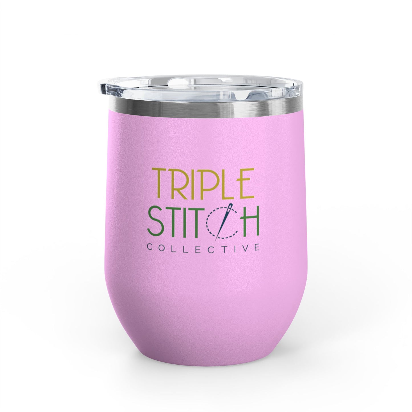 Sew. Sip. Soirée. Insulated Wine Tumbler