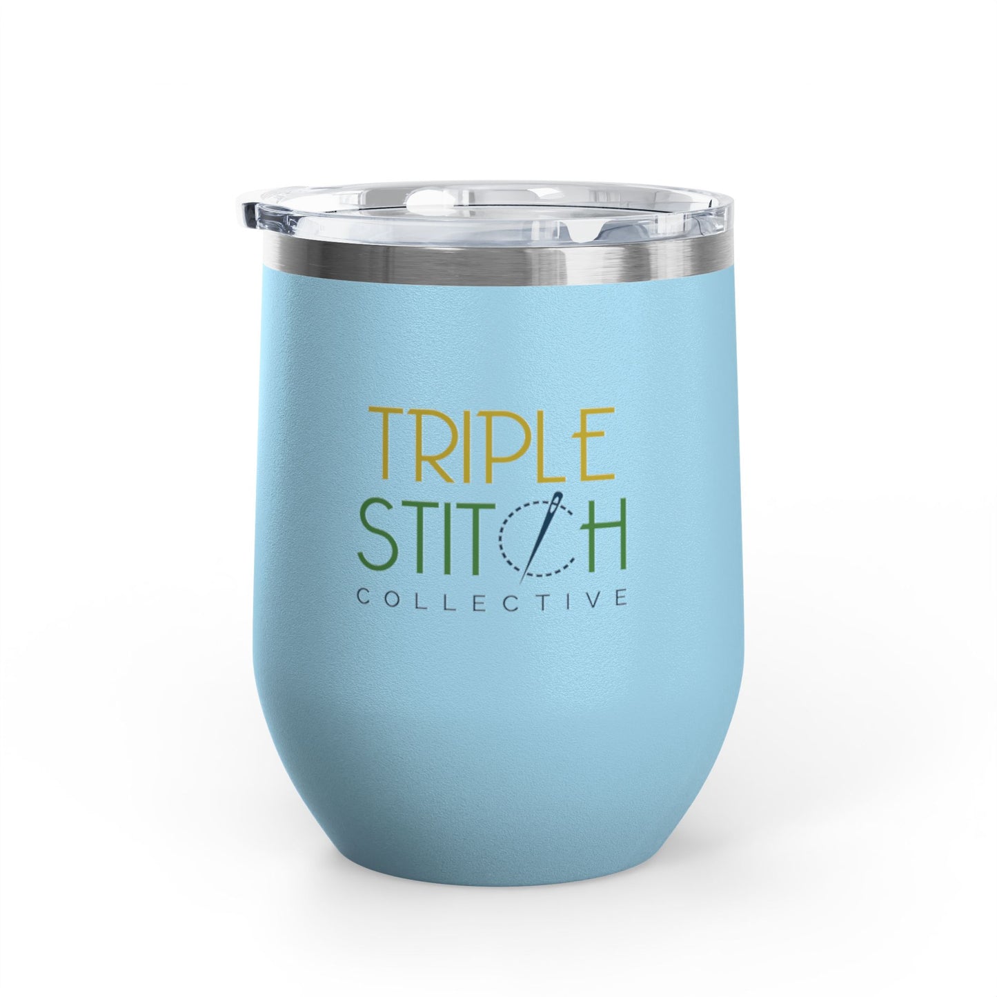 Sew. Sip. Soirée. Insulated Wine Tumbler