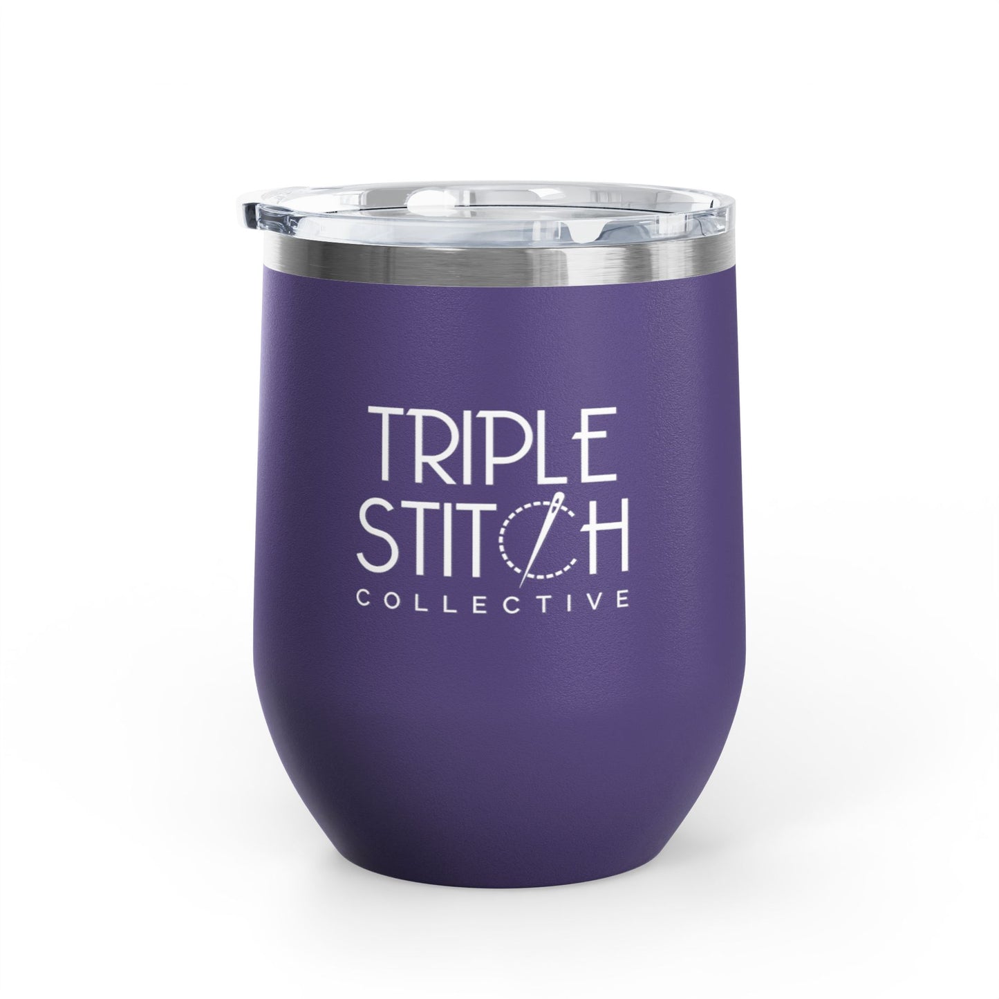 Sew. Sip. Soirée. Insulated Wine Tumbler