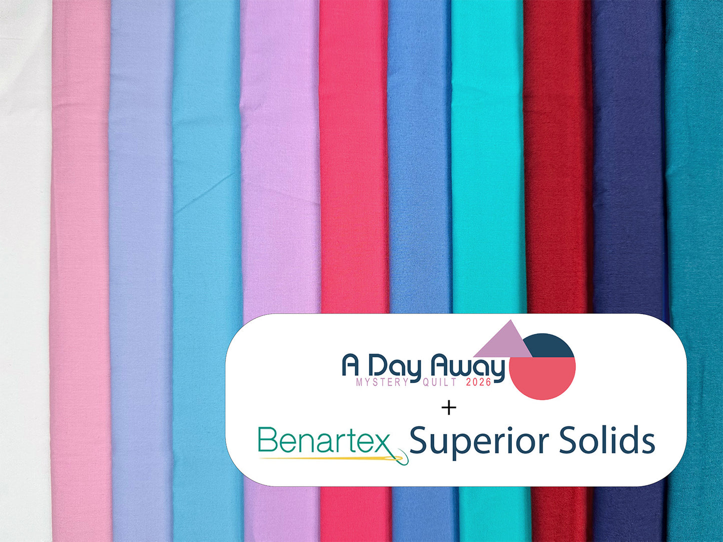 Benartex Superior Solids Fabric Kit - A Day Away Mystery Quilt
