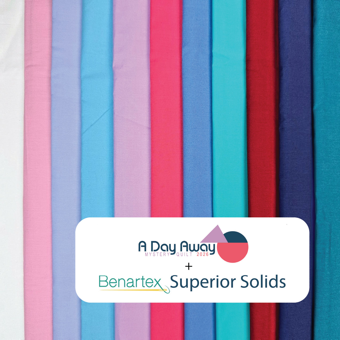 Benartex Superior Solids Fabric Kit - A Day Away Mystery Quilt